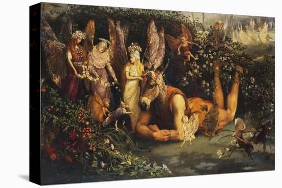 Titania and Bottom, from a Midsummer Night's Dream-John Anster Fitzgerald-Premier Image Canvas