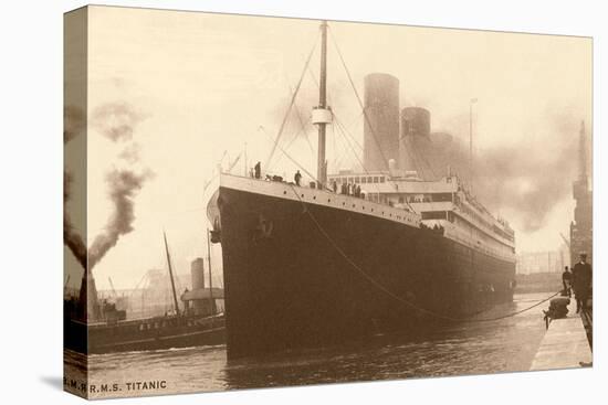 Titanic at the Dock-null-Stretched Canvas