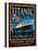 Titanic White Star Line Travel Poster 2-Jack Dow-Premier Image Canvas