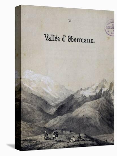 Title Page of Score for Obermann's Valley-Franz Liszt-Premier Image Canvas