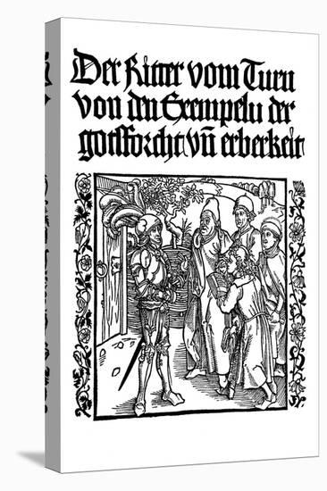 Title Page of the Book of the Knight of the Tower, C1495-Albrecht Durer-Premier Image Canvas