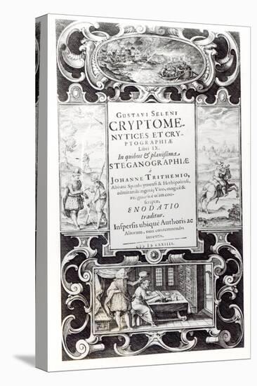 Title Page to Book 9 of Cryptomenysis and Cryptography by Gustavus Selenus-null-Premier Image Canvas