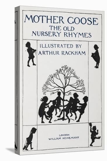 Title Page With Silhouette Of Children Dancing Round a Tree-Arthur Rackham-Premier Image Canvas