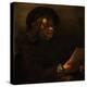 Titus Van Rijn, the Painter's Son, Reading, 1656-57-Rembrandt van Rijn-Premier Image Canvas