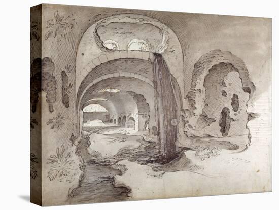 Tivoli, Cryptoporticus under the Temple of Hercules Victor-Sebastian Vrancx-Premier Image Canvas