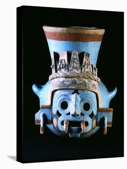 Tlaloc, Rain God, Vase, Aztec, Mexico-null-Premier Image Canvas