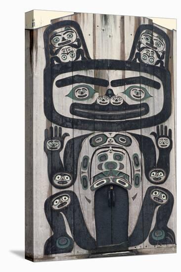 Tlingit Tribal House, Wrangell, Alaska, USA-Gerry Reynolds-Premier Image Canvas