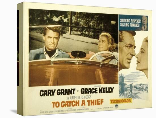 To Catch a Thief, Cary Grant, Grace Kelly, 1955-null-Stretched Canvas