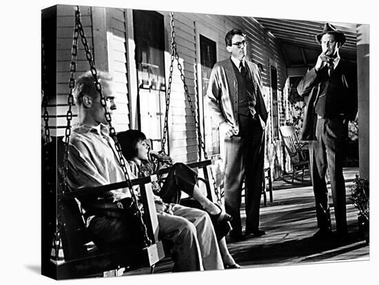 To Kill a Mockingbird, Robert Duvall, Mary Badham, Gregory Peck, Frank Overton, 1962-null-Stretched Canvas