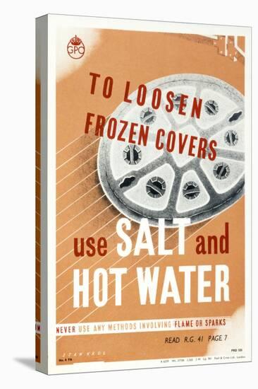 To Loosen Frozen Covers Use Salt and Hot Water, Never Employ Methods Involving Flame-Stan Krol-Stretched Canvas