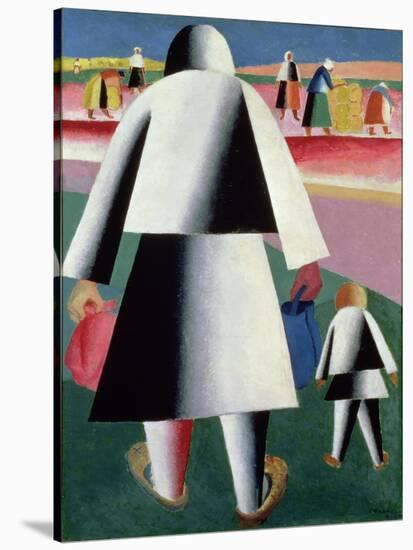 To the Harvest, Martha and Vanka, 1928-Kasimir Malevich-Premier Image Canvas
