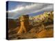 Toadstool Caprocks, Grand Staircase, Escalante National Monument, Utah-Tim Fitzharris-Stretched Canvas