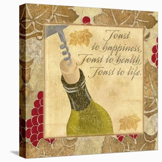 Toast to Happiness-Artique Studio-Stretched Canvas