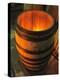 Toasting a New Oak Wine Barrel at the Demptos Cooperage, Napa Valley, California, USA-John Alves-Premier Image Canvas