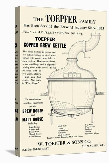 Toepfer Copper Brew Kettle-null-Stretched Canvas