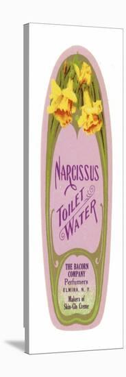 Toilet Water Label, Narcissus-null-Premier Image Canvas