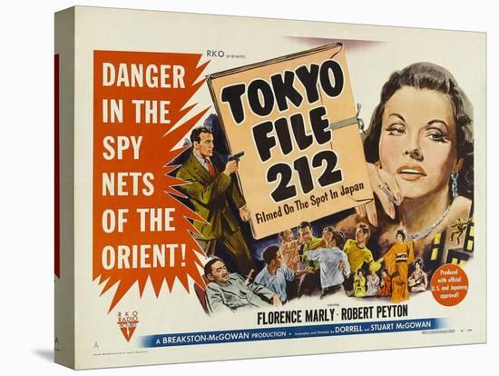 Tokyo File 212, UK Movie Poster, 1951-null-Stretched Canvas