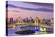 Tokyo, Japan Skyline with Rainbow Bridge and Tokyo Tower-Sean Pavone-Premier Image Canvas