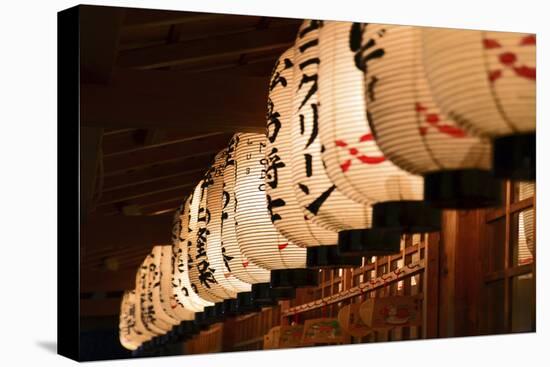 Tokyo, Japan. White paper lanterns at the Senso-Ji Temple in the Asakusa neighborhood-Miva Stock-Premier Image Canvas