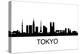 Tokyo Skyline-unkreatives-Stretched Canvas