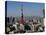 Tokyo Tower, City Skyline and Mount Fuji Beyond, Tokyo, Japan, Asia-Olivier Goujon-Premier Image Canvas