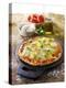 Tomato and Mozzarella Pizza with Basil-Paul Williams-Premier Image Canvas