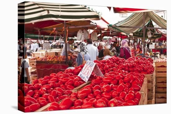 Tomatoes on Sale at the Open Air Market of Piazza Della Repubblica, Turin, Piedmont, Italy, Europe-Julian Elliott-Premier Image Canvas