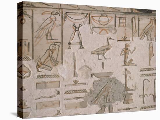 Tomb of Horemheb, Valley of the Kings, Thebes, Unesco World Heritage Site, Egypt-Richard Ashworth-Premier Image Canvas