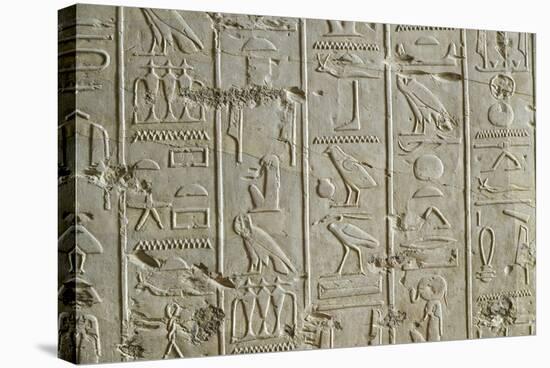 Tomb of Ramses II, Relief of Hieroglyphics Illustrating Litany of Ra from 19th Dynasty-null-Premier Image Canvas