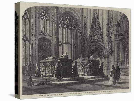 Tombs in the Cathedral of Toledo-Samuel Read-Premier Image Canvas