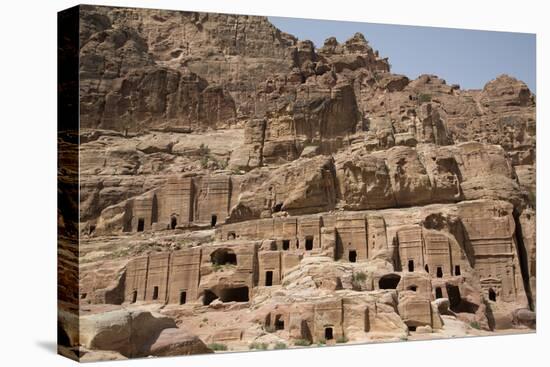 Tombs in the Wadi Musa Area, Dating from Between 50 BC and 50 Ad, Petra, Jordan, Middle East-Richard Maschmeyer-Premier Image Canvas