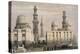 Tombs of the Memlooks, Cairo, with an Arab Funeral-David Roberts-Premier Image Canvas