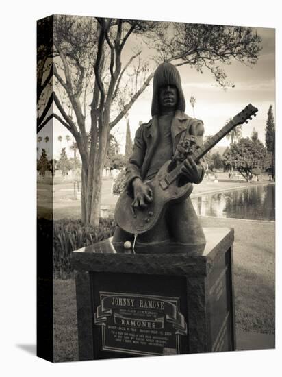 Tombstone of Johnny Ramone in Hollywood Forever Cemetery, Santa Monica Boulevard, Hollywood-null-Premier Image Canvas