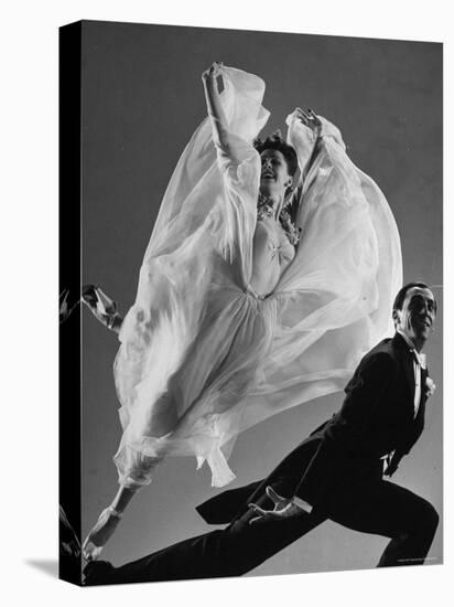 Tony and Sally Demarco, Ballroom Dance Team, Performing-Gjon Mili-Premier Image Canvas