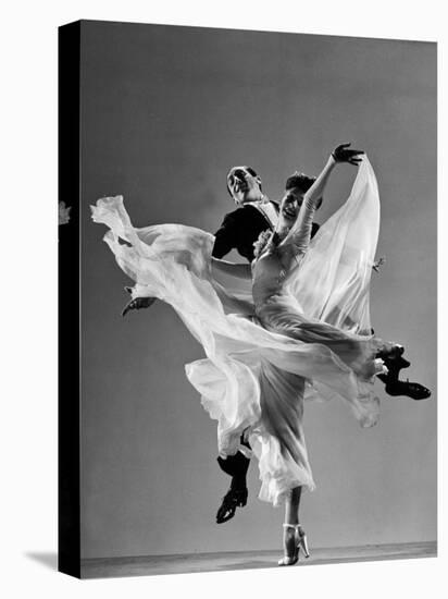 Tony and Sally Demarco, Ballroom Dance Team Performing-Gjon Mili-Premier Image Canvas