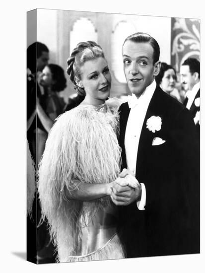 Top Hat, Ginger Rogers, Fred Astaire, 1935-null-Stretched Canvas