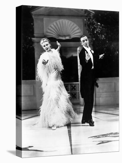 Top Hat, Ginger Rogers, Fred Astaire, 1935-null-Stretched Canvas