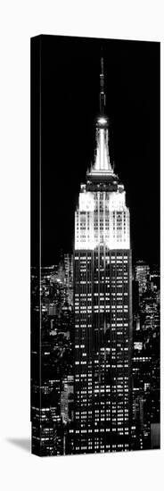 Top of the Empire State Building and One World Trade Center by Night, Manhattan, New York City-Philippe Hugonnard-Premier Image Canvas