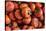 Top View Close Up Of Freshly Picked Persimmons In Sonoma County-Ron Koeberer-Stretched Canvas