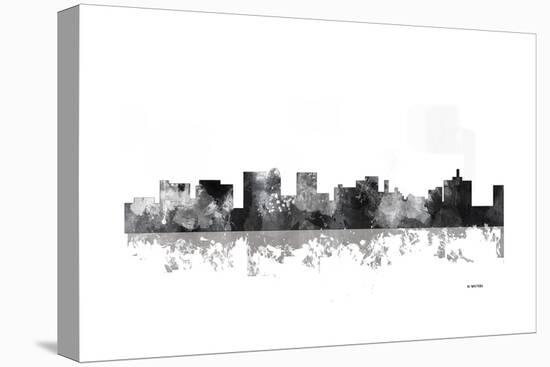 Topeka Kansas Skyline BG 1-Marlene Watson-Premier Image Canvas