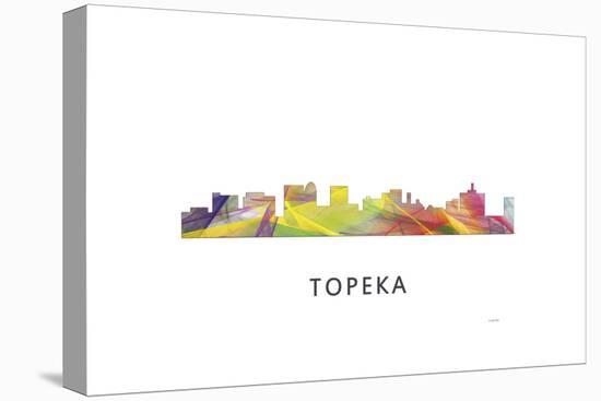 Topeka Kansas Skyline-Marlene Watson-Premier Image Canvas