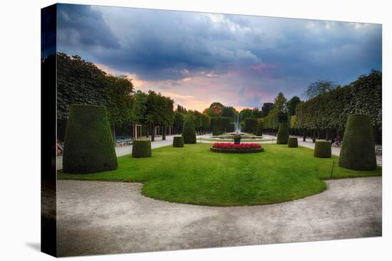 Topiari Shrubs in Schonbrunn Palace Garden-George Oze-Premier Image Canvas