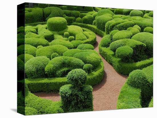 Topiary Garden at Chateau de Marqueyssac-David Burton-Premier Image Canvas