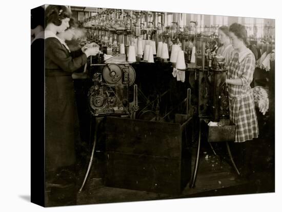 Topping Stockings-Lewis Wickes Hine-Stretched Canvas