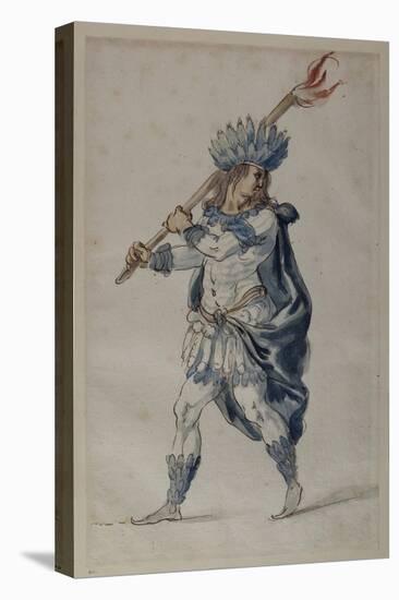 Torchbearer: an Indian-Inigo Jones-Premier Image Canvas