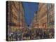 Torchlight Procession in Via Del Corso in Rome, Full Colour Print, Italy, 18th Century-null-Premier Image Canvas