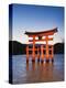 Torii Gate at the Itsukushima Jinga Shrine-Rudy Sulgan-Premier Image Canvas