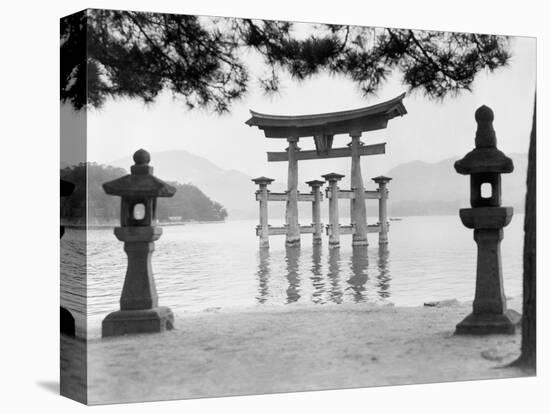 Torii Gate in Water-null-Premier Image Canvas