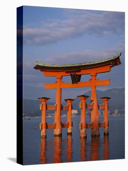 Torii Gate, Itsukushima Shrine, Miyajima Island, Honshu, Japan-null-Premier Image Canvas