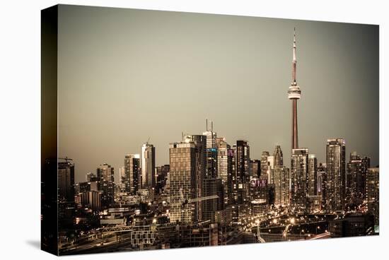 Toronto Downtown-null-Stretched Canvas